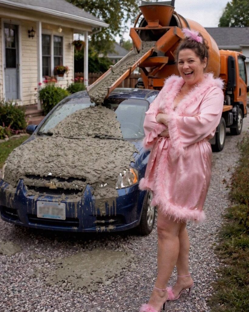 My Neighbor Covered My Car in Concrete for ‘Blocking Her Lake View’ – Then My 8-Year-Old Daughter Wiped the Smile off Her Face