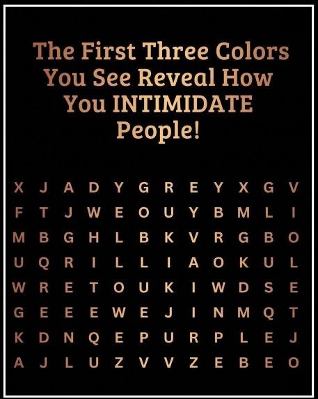 Color test: First color you see can say a lot about you