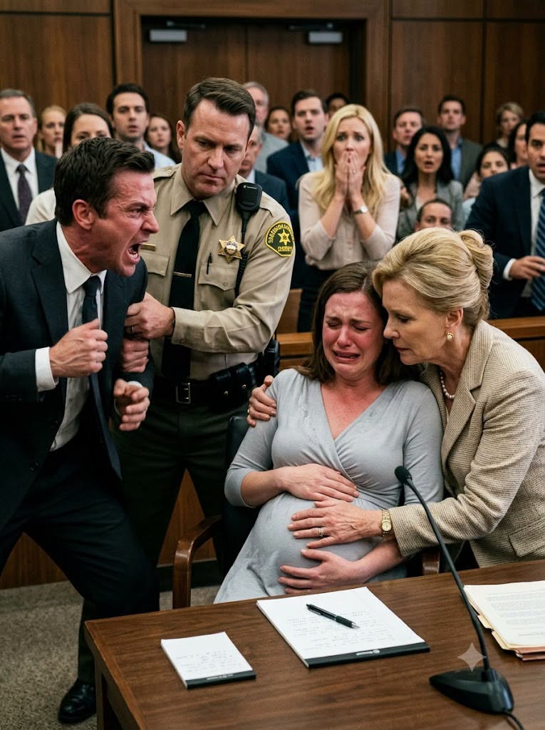 Pregnant Wife Discovers Massive Billionaire Inheritance During A Contentious Divorce Hearing