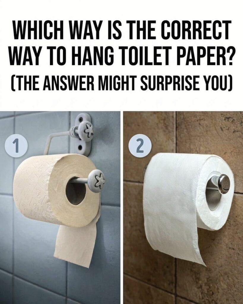 Which Way Is the Correct Way to Hang Toilet Paper? (The Answer Might Surprise You)