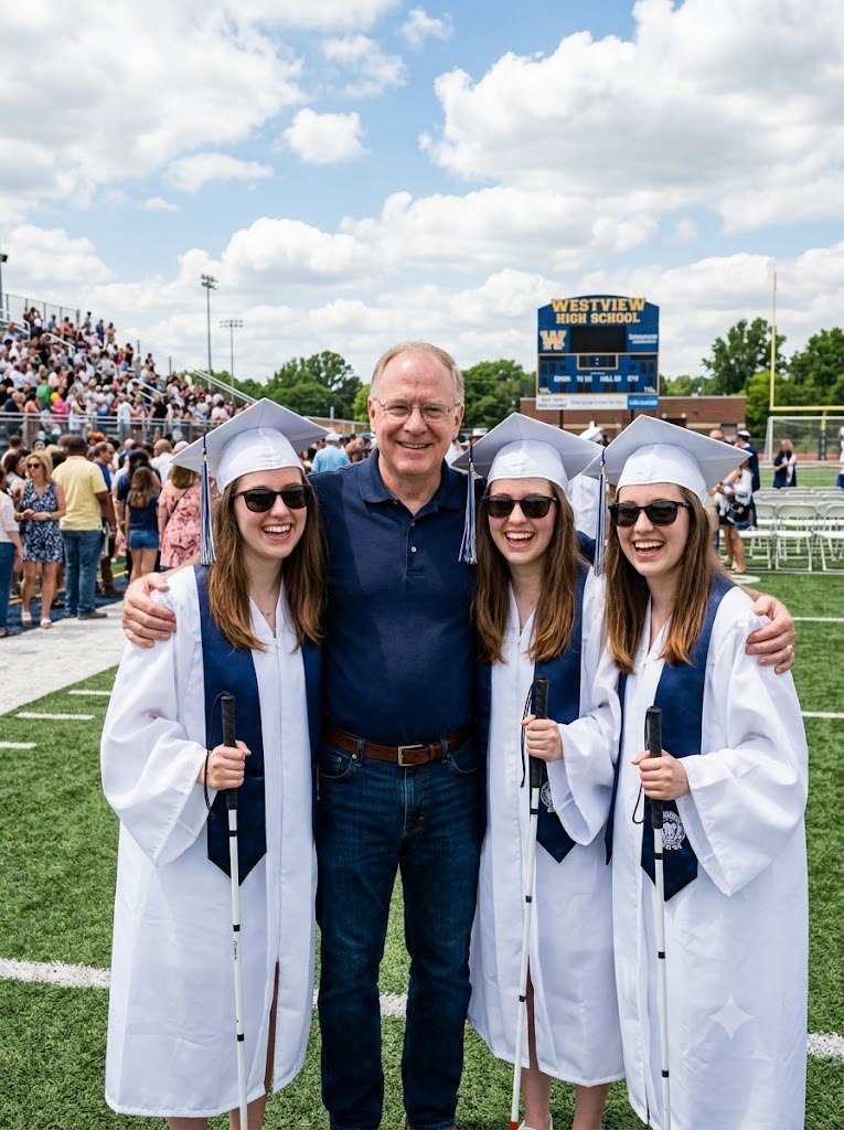Mother Abandoned Our Three Blind Daughters But Graduation Day Changed Everything