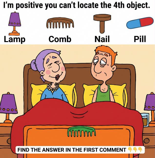 Can You Spot All 4 Hidden Objects? Most People Miss at Least One