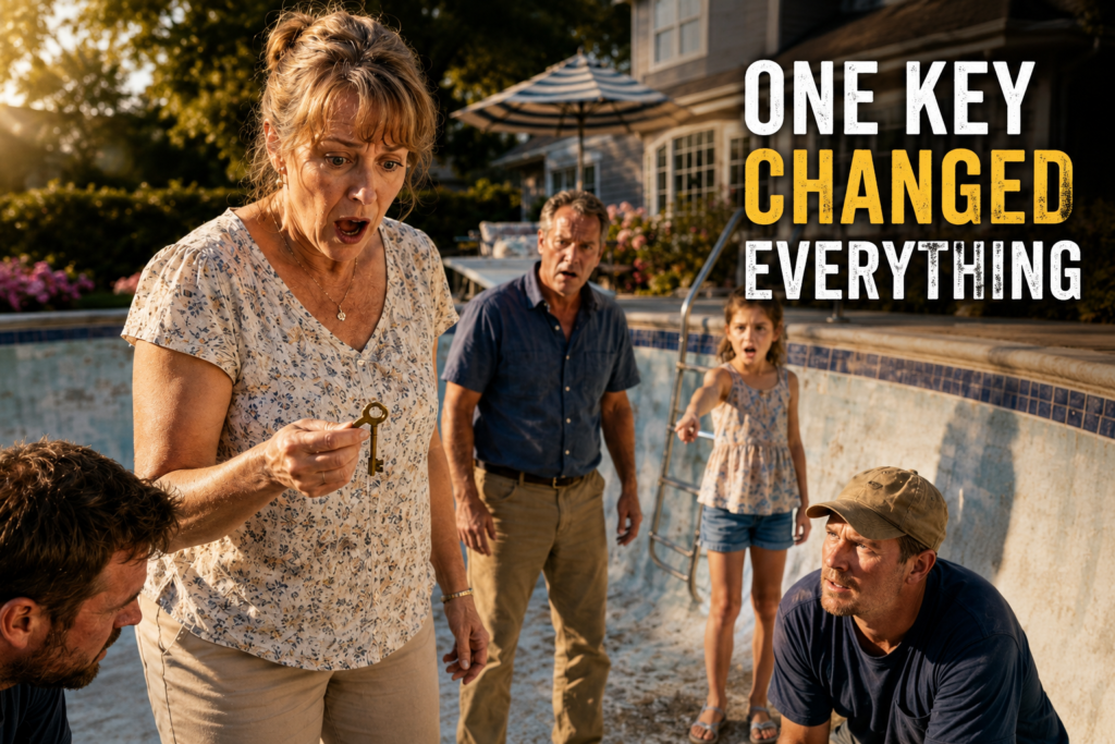We Drained Our Family Pool for the First Time in 24 Years—Under the Tiles Was the Name of My Daughter Who “Died” at Birth