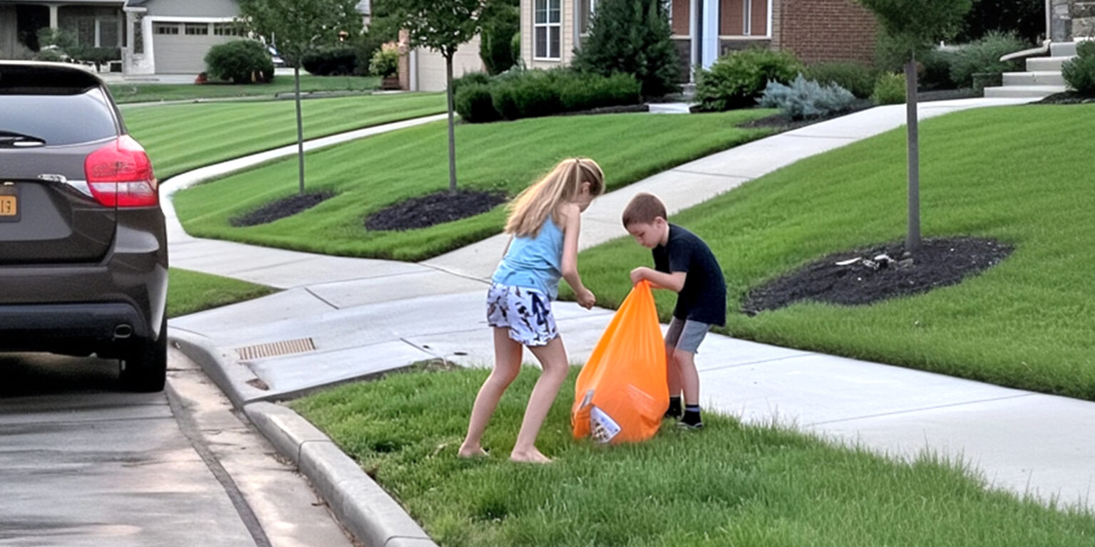 The Kids Next Door Spent Every Sunday Cleaning Our Neighborhood – Then I Noticed What They Were Actually Doing