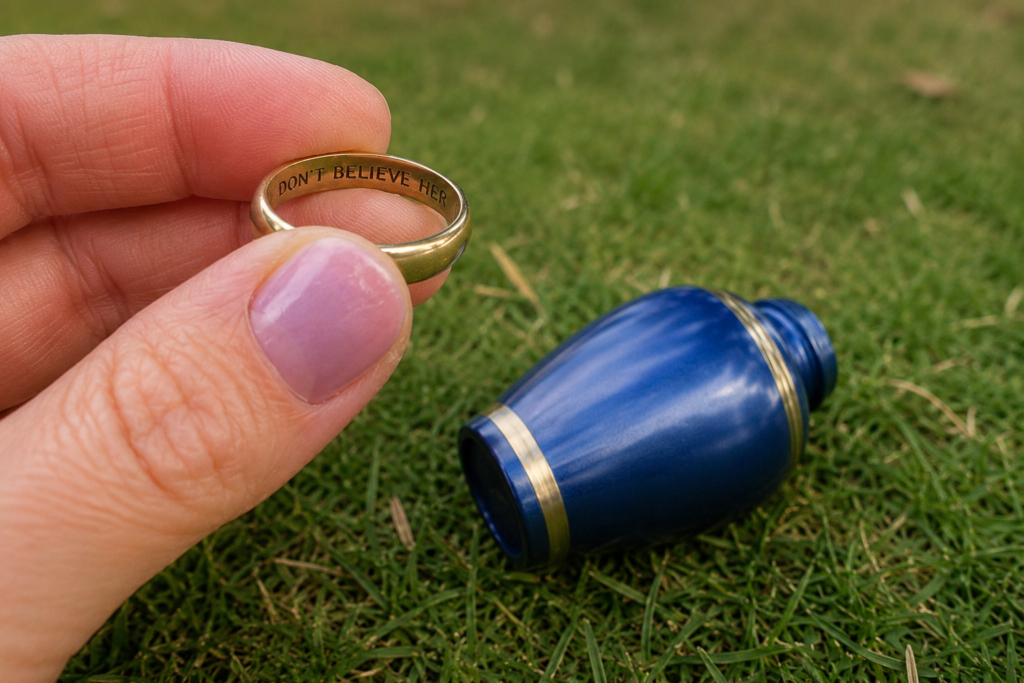 My Husband of 40 Years Passed Away While Visiting His Daughter Abroad – When I Opened His Urn to Scatter His Ashes, Something Fell Out That Revealed the Shocking Truth