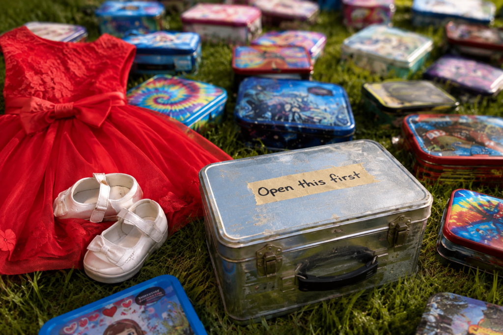 My 8-Year-Old Son Gave Up His Lunch Money to Buy a Little Girl with Down Syndrome a Red Birthday Dress – The Next Morning, Our Lawn Was Covered with Lunchboxes, but What Was Inside the Biggest One Made Him Go Pale