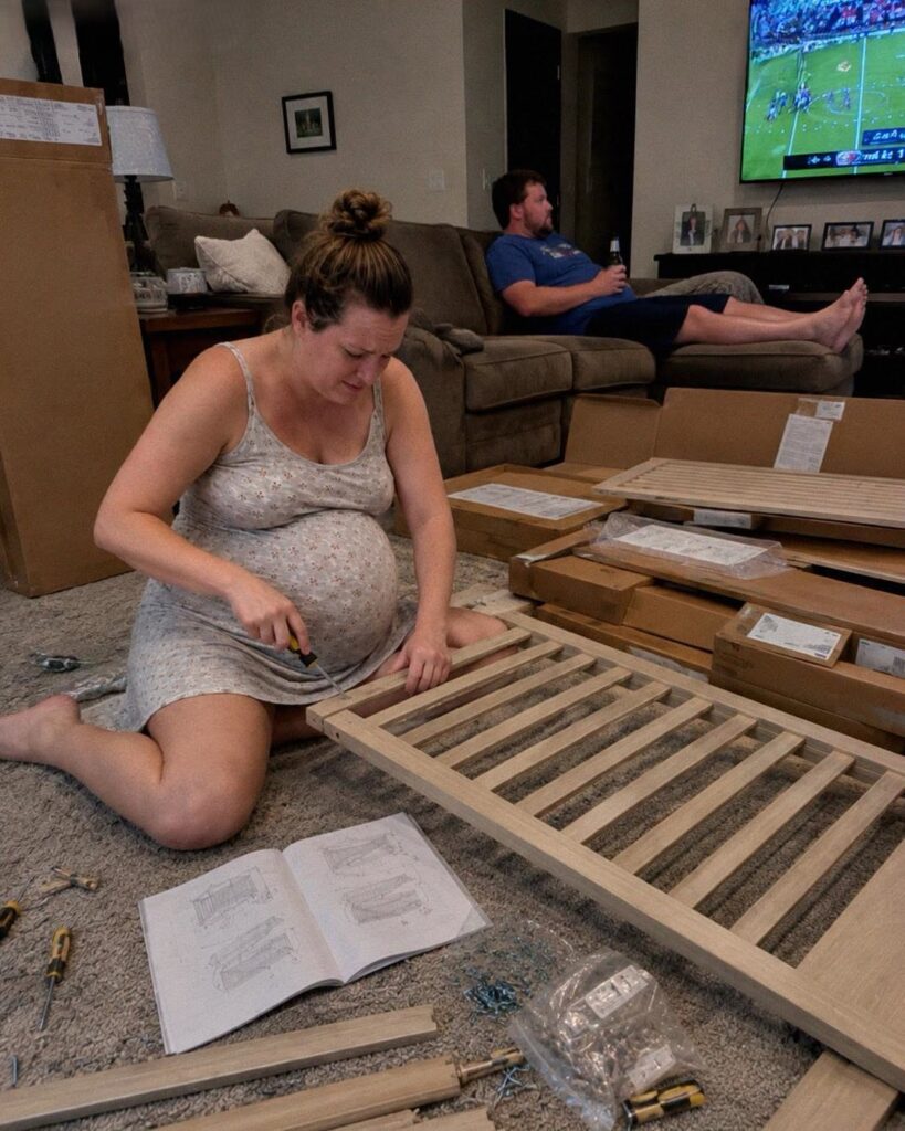 When I Was 9 Months Pregnant, My Husband Refused to Help Me Assemble Our Baby’s Crib – His Grandpa Taught Him an Instant Lesson He’ll Never Forget