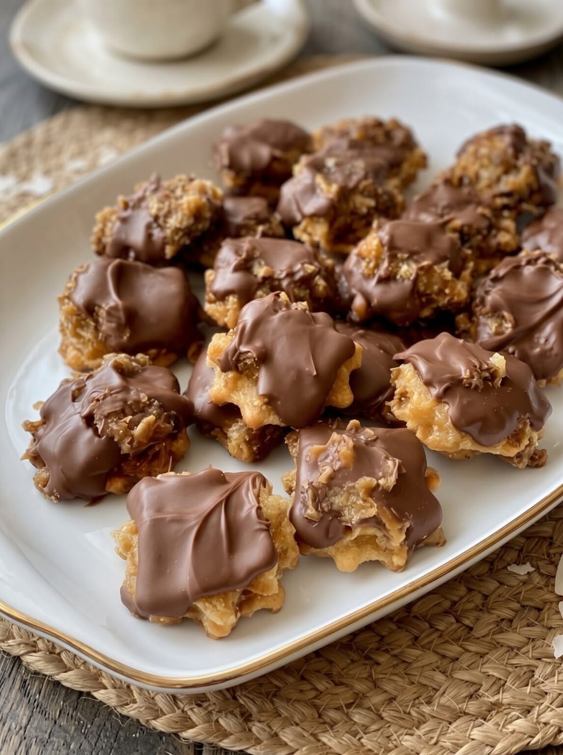 Crunchy Chocolate Pecan Billionaires