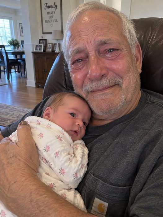 I Brought My Baby To Meet Grandpa Until One Look At Her Face Brought Him To Tears