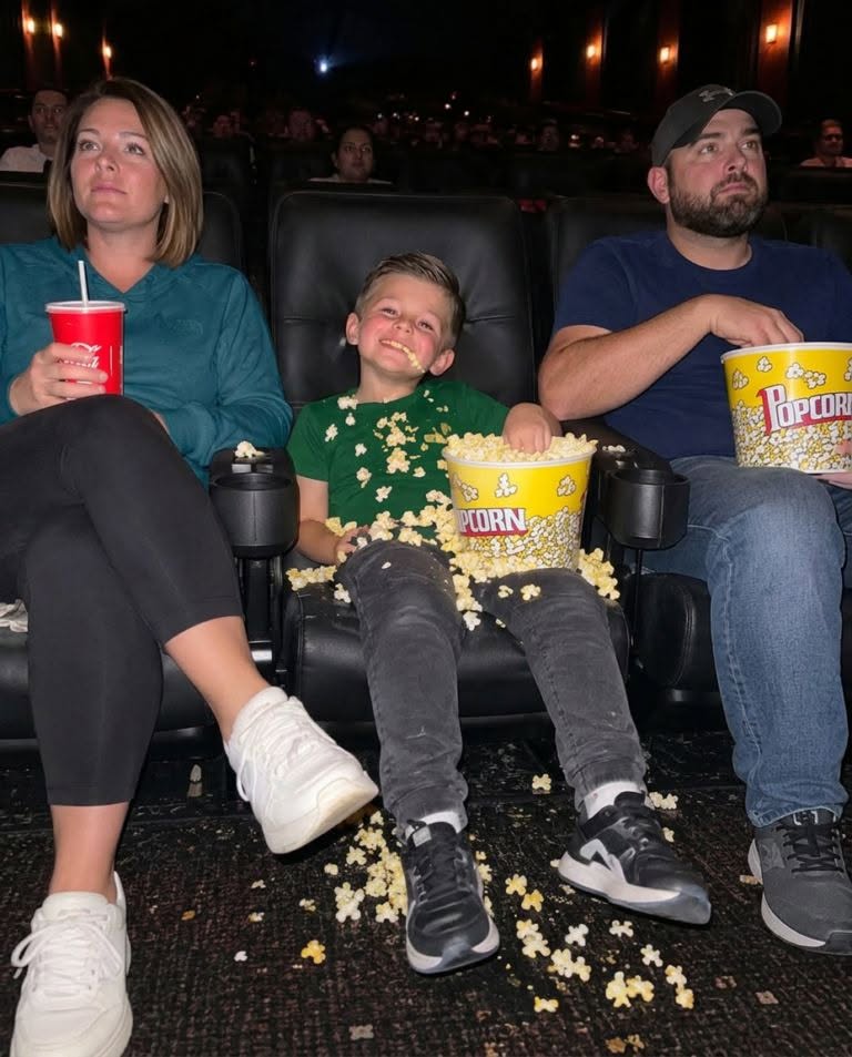 A Kid Kept Kicking My Seat and Throwing Popcorn in My Hair, Then My Husband Finally Did Something About It