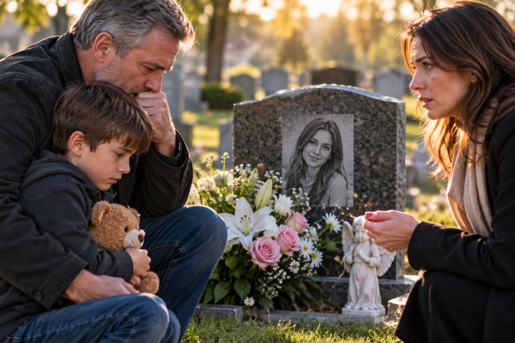 My Daughter Passed Away Giving Birth, and I Raised Her Son Alone – 10 Years Later, a Strange Woman at Her Grave Said, ‘I Made Your Daughter a Promise. Now It’s Time You Knew the Truth’