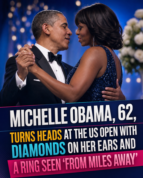 Michelle Obama Turns Heads at US Open With Diamonds and Confidence