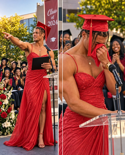 Why Ethan Wore a Red Dress to His Graduation — And What It Meant