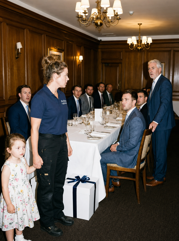 Her Father Called Her ‘Just a Delivery Driver’—Then Bloomberg Told the Room Who She Really Was