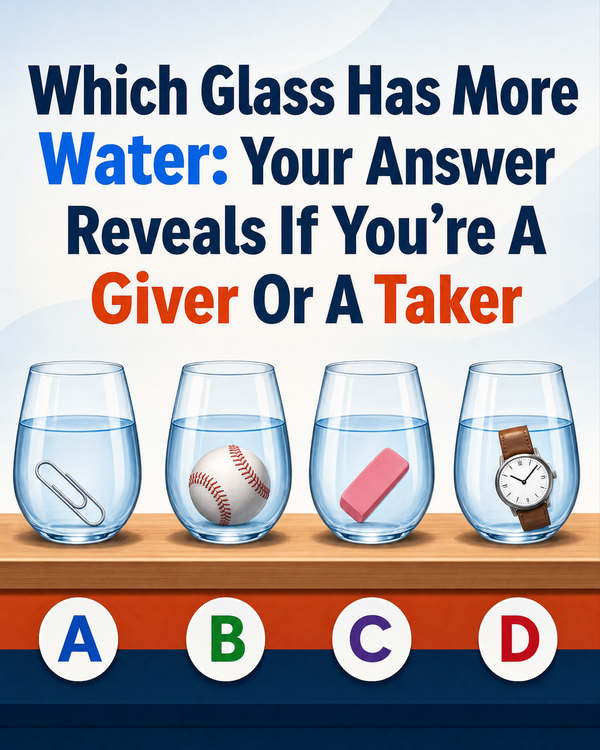 The Water Glass Puzzle That Reveals How You Give and Take