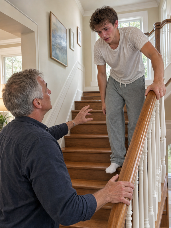 He Stood at the Top of the Stairs, Breathing Without a Ventilator for the First Time in Years