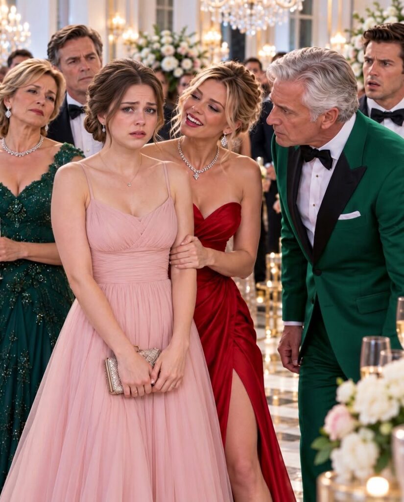 My sister pulled me toward her billionaire fiancé’s father and laughed, “This is the quiet one.” My parents added, “We don’t brag about Sophie much.” I smiled politely—until Richard Vale stared at me