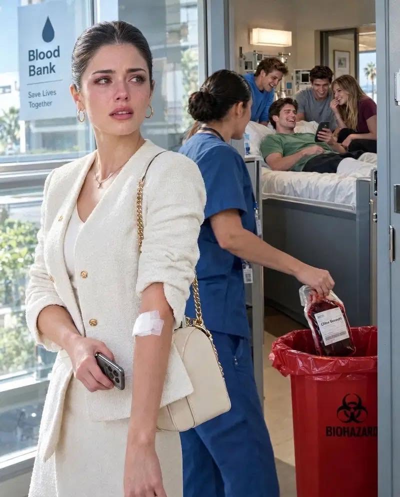 I donated bl00d to save my boyfriend after his friends told me he had been in a serious ac:cid:ent. As I was leaving the hospital, I heard someone behind a door say, “I can’t believe she fell for it again.”