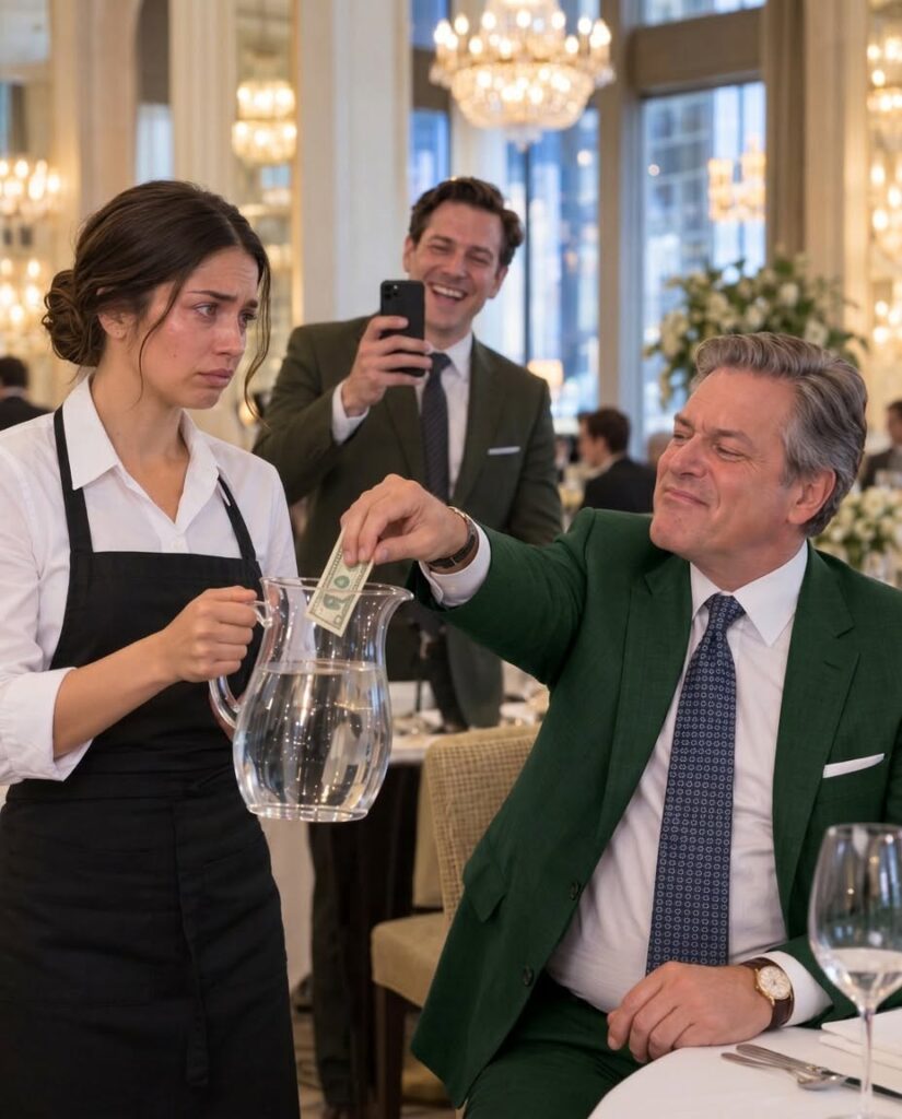 “Bring me someone intelligent,” he sneered in German, dropping a hundred-dollar bill into my water pitcher