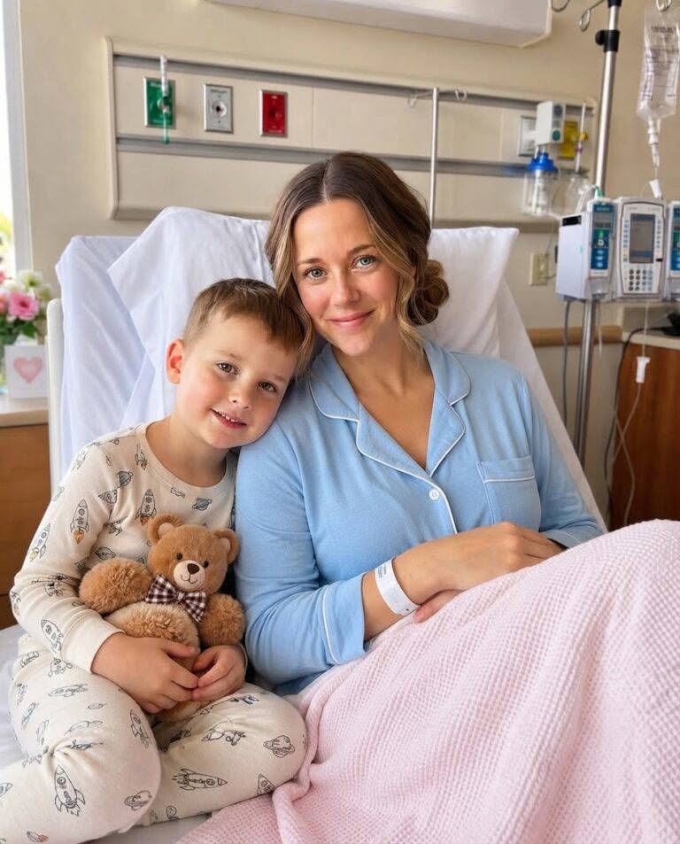I was grieving the loss of my baby after giving birth when my 8-year-old son leaned close and whispered