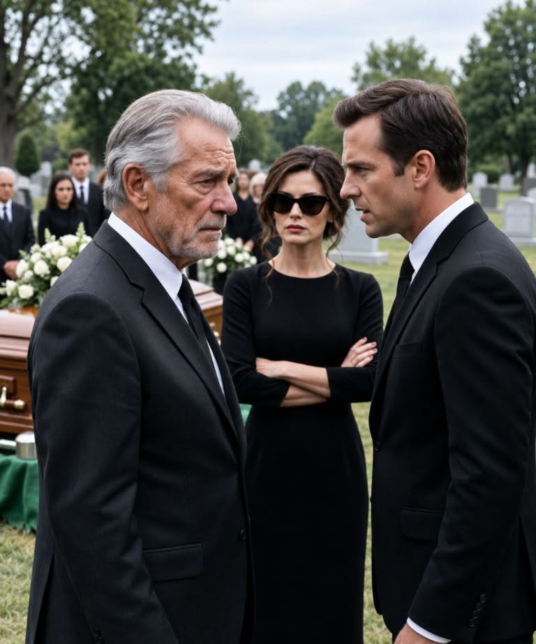 At my wife’s funeral, my son pulled me aside and coldly made an announcement, “Dad, we’re cutting off your allowance. You’ll have to support yourself now!”
